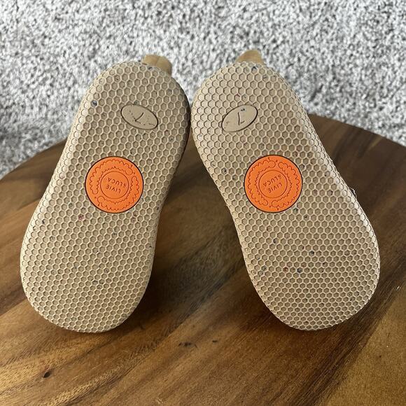 Livie & Luca Neve Flower Toddler Size 7 Full Boot Caramel Girls Shoes Brown - Picture 9 of 12